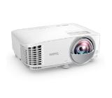 BenQ MX825STH, Short Throw, 81"@1m, XGA 1024X768, 3500 AL, 20000:1, VGA, RCA, S-Video, 2xHDMI, Audio In/Out, Speaker 10W, USB (Type A) x1, LAN (RJ45) x1, 2.6 Kg, IEC62368, Optional interactive kit(PW02/PT12)