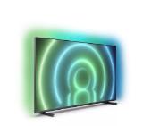 Philips 50PUS7906/12, 50" UHD 4K LED 3840x2160, DVB-T2/C/S2, Ambilight 3, HDR10+, HLG, Android 10, Dolby Vision, Dolby Atmos, Quad Core Pixel Plus Ultra HD, 60Hz, BT 5.0, HDMI 2.1 VRR, ARC, USB, Cl+, 802.11n, Lan, 20W RMS, Borderless design, Black
