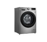 LG F4WN207S6TE, Steam Washing Machine, 7kg, 1400 rpm, TrueSteam, 6 motion, AI DD function, Add Item, Smart Diagnosis, Energy Efficiency D, Spin Efficiency B, LED Display, Silver steel