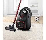 Bosch BGL6POW2 Series 6, Vacuum cleaner with bag, 4l, ProPower, Remote control, PowerProtect, Black