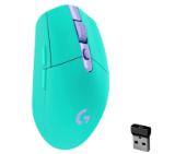 Logitech G305 Wireless Mouse, Lightsync RGB, Lightspeed Wireless, HERO 12K DPI Sensor, 400 IPS, 6 Programmable Buttons, Mint