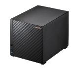 Asustor AS1104T, 4 bay NAS, Realtek RTD1296, Quad-Core, 1.4GHz, 1GB DDR4 (not expandable), 2.5GbE x1, USB3.2 Gen1 x2, WOW (Wake on WAN), System Sleep Mode, hardware encryption, EZ connect, EZ Sync