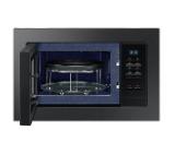 Samsung MG23A7013CB/OL, Built-in microwave grill, Ceramic Inside, 23l, 800 W, Blue LED Display, Black door, Black frame