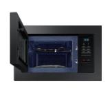 Samsung MG23A7013CB/OL, Built-in microwave grill, Ceramic Inside, 23l, 800 W, Blue LED Display, Black door, Black frame