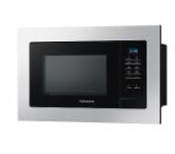 Samsung MG23A7013CT/OL, Built-in microwave grill, Ceramic Inside, 23l, 800 W, Blue LED Display, Black door, Stainless steel frame
