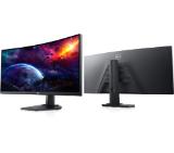 Dell S3422DWG, 34" Curved Gaming AG LED 21:9, VA, 1ms MPRT/2ms GtG, 144Hz, 3000:1, 400 cd/m2, WQHD (3440x1440), AMD FreeSyn, HDR 400, 90% DCI-P3, HDMI, DP, USB 3.2 Hub, ComfortView, Audio Line-out, Height Adjustable, Tilt, Black