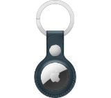 Apple AirTag Leather Key Ring - Baltic Blue