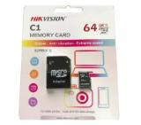 HIkVision 64GB microSDXC, Class 10, UHS-I, TLC, up to 92MB/s read speed, 30MB/s write speed