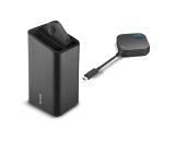 BenQ WDC10C BLACK INSTASHOW EU/UAE Presentation Device USB-C Wireless 802.11ac; Plug & Play; No Software needed; Auto Channel Selection, Type C connectivity WITH 62368, BLACK