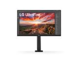 LG 27UN880-B, 27" UltraFine UHD, IPS 4K , 5ms, 1000:1, 350cd/m2, 3840 x 2160, sRGB 99%, HDR 400, HDMI, USB-C, DisplayPort, AMD FreeSync, Headphone out, Tilt, Height (Range), Swivel, Pivot, MAXX Audio 5W, Black