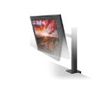 LG 27UN880-B, 27" UltraFine UHD, IPS 4K , 5ms, 1000:1, 350cd/m2, 3840 x 2160, sRGB 99%, HDR 400, HDMI, USB-C, DisplayPort, AMD FreeSync, Headphone out, Tilt, Height (Range), Swivel, Pivot, MAXX Audio 5W, Black