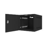 Lanberg rack cabinet 10" wall-mount 4U / 280x310 for self-assembly (flat pack) with metal door, black