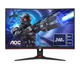 AOC C27G2ZE/BK, Curved 1500R 27" VA WLED, 1920x1080@240Hz, 1ms GTG, 0.5MPRT, 300cd/m2, 3000:1, 80M:1 DCR, FreeSync Premium, FlickerFree, Low Blue Light, Tilt, 2xHDMI, DP