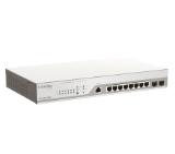 D-Link 10-Port Gigabit PoE+ Nuclias Smart Managed Switch including 2x SFP Ports (With 1 Year License)