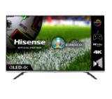 Hisense 50" E76GQ, 4K Ultra HD 3840x2160, QLED, Quantum Dot, HDR 10+, HLG, Dolby Vision, Dolby Atmos, Smart TV, WiFi 5GHz, WiFi Direct, BT, DLNA, Gaming Mode, 1xHDMI2.1 eArc, 2xHDMI, 2xUSB, LAN, CI+, DVB-T2/C/S2, Black/Silver