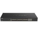 D-Link 24 x 10G SFP+  ports + 4 x 10G Base-T ports Smart Managed Switch