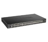 D-Link 48-port Gigabit Smart Managed Switch with 4x 10G SFP+ ports, 370Watts