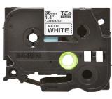 Brother TZe-M261 Matt Laminated Labelling Tape Cassette – Black on White, 36mm wide