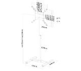 Neomounts by NewStar Flat Screen Floor Stand (height: 75-124 cm)