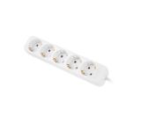 Lanberg power strip 1.5m, 5 sockets, french quality-grade copper cable, white