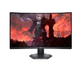 Dell S3222DGM, 31.5" Curved Gaming LED Anti-Glare, VA, 1ms (MPRT), 3000:1, 350 cd/m2, QHD 2560x1440, 165Hz, 99% sRGB, AMD FreeSync, HDMI, DP, Downlight, Height Adjustable, Tilt, Black