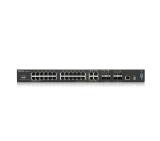ZyXEL XGS4600-32 L3 Managed Switch, 28 port Gig and 4x 10G SFP+, stackable, dual PSU