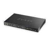 ZyXEL XGS4600-32 L3 Managed Switch, 28 port Gig and 4x 10G SFP+, stackable, dual PSU