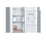 Bosch GSN36BIEP, FS upright freezer, NoFrost, E, 186/60/65cm, 242 l, 39 dB(C), IceTwister, 4 drawers (2 BigBox), display, handle, Inox EasyClean