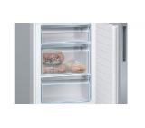 Bosch KGE36ALCA SER6, FS Fridge-freezer LowFrost, C, 186/60/65 cm, 308 l(214+94), 38 dB(C), VitaFresh 22 l, bottle rack, fan, Inox-look