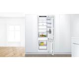 Bosch KIV87VFE0 SER4, BI fridge-freezer LowFrost, E, 177,2 cm, 270 l (200+70), 35 dB(B), VitaFresh XXL, EcoAirflow, display, BigBox, flush-folding