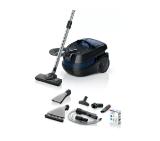 Bosch BWD41700 Series 4, 3in1 Vacuum cleaner for wet and dry cleaning, 1700 W motor, 3.5 l bag, PureAir hygiene filter, Blue