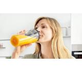 Bosch MMB6384M Series 4, VitaPower Blender, 1200 W, Glass ThermoSafe jug 1.5 l, Tritan ToGo bottle 0.6 l, Speed adjustment and pulse function, ProEdge stainless steel blades made in Solingen, Stainless steel