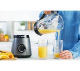 Bosch MMB6172S Series 4, VitaPower Blender, 1200 W, Glass ThermoSafe jug 1.5 l, Two speed settings and pulse function, ProEdge stainless steel blades made in Solingen, Silver