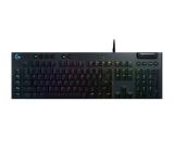 Logitech G815 Keyboard, GL Clicky Low Profile, Lightsync RGB, 5 Marco G-Keys, 3 On-Board Profiles, Game Mode, USB Passthrough Data/Power, Media Controls, Carbon