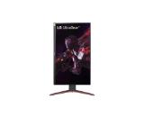 LG 27GP850-B, 27", UltraGear Nano IPS 1ms, AG, QHD (2560 x 1440), 165Hz (up to 180 Hz), HDR 400, 1000:1, 400cd/m2, DCI-P3 98%, HDMI, DisplayPort, USB3.0(1up/2down), AMD Free-sync, NVIDIA G-Sync, HDMI, DP, Height Adjustable, Pivot, Tilt, Headphone, Black