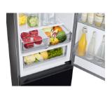 Samsung RB34A7B5E22/EF, BMF with SpaceMax technology, Fridge Freezer, Total 344 l, refrigerator 230 l, freezer 114 l, Energy Efficiency E, All-Around Cooling, No frost, 35 dB, 185.3/59.5/65.8, Pure black