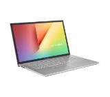 Asus VivoBook 17 X712EA-BX321, Intel Core i3-1115G4 3.0 GHz,(6M Cache, up to 4.1 GHz), 17.3`` HD+(1600x900), DDR4 8GB(ON BD.1 slot free),512G PCIEG3 SSD(2.5" HDD slot), Without OS, Silver