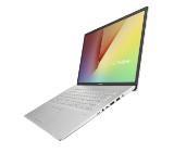 Asus VivoBook 17 X712EA-BX321, Intel Core i3-1115G4 3.0 GHz,(6M Cache, up to 4.1 GHz), 17.3`` HD+(1600x900), DDR4 8GB(ON BD.1 slot free),512G PCIEG3 SSD(2.5" HDD slot), Without OS, Silver