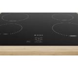 Bosch PUG611AA5E SER2, Induction hob, 60 cm, 4 zones, surface mount without frame, Black