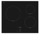 Bosch PUC611AA5E, SER2, Induction hob, 60 cm, 3 zones, surface mount without frame, Black