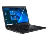 Acer TravelMate P215-53-77GQ, Core i7 1165G7(2.8GHz up to 4.7GHz, 12MB), 15.6" FHD IPS, 1*8GB DDR4, 256GB PCIe SSD, HDD kit, Intel Iris Xe Graphics, FPR, TPM, WiFi ax, BT 5.0, SD reader, Win 11 PRO, 3Y Warranty, Black