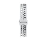 Apple Watch Nike SE (v2) GPS, 44mm Silver Aluminium Case with Pure Platinum/Black Nike Sport Band - Regular