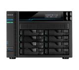 Asustor Lockerstore 8 AS6508T, 8-Bay NAS, Intel ATOM C3538 Quad-Core (Denverton 2.1GHz), 8GB DDR4 (Max 32 GB) , 10 GbE x 2, 2.5 GbE x 2, USB 3.2 Gen-1 x 2, 8 x 2.5” / 3.5” SATA or SSD, 2x M.2PCIe (NvMe) or SATA SSD, with lock. tray, AES-NI hardware encr.