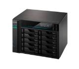 Asustor Lockerstore 10 AS6510T, 10-Bay NAS, Intel ATOM C3538 Quad-Core( Denverton 2.1GHz), 8GB DDR4 (Max 32 GB) , 10 GbE x 2, 2.5 GbE x 2, USB 3.2 Gen-1 x 2, 10 x 2.5” / 3.5” SATA or SSD, 2 x M.2PCIe (NvMe) or SATA SSD, with lockable tray, AES-NI hardwar