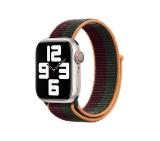 Apple Watch 41mm Dark Cherry/Forest Green Sport Loop - Regular