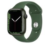 Apple Watch Series 7 GPS, 45mm Green Aluminium Case with Clover Sport Band - Regular