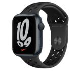 Apple Watch Nike Series 7 GPS, 45mm Midnight Aluminium Case with Anthracite/Black Nike Sport Band - Regular