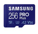 Samsung 256GB micro SD Card PRO Plus  with Adapter, Class10, Read 160MB/s - Write 120MB/s