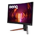 BenQ MOBIUZ 2K EX2710R, 27'' VA, 165Hz, 1ms, 2560x1440 QHD, 16:9 Curved Gaming, FreeSync Pro, P3 90%, sRGB, Flicker-free, Light Tuner,HDR 400, HDRi, B.I.+, LBL, Black eQualizer, 1000:1, 400 cd/m2, treVolo 2x2W+5W woofer, 2xHDMI 2.0, DP, Height Adj., Gray