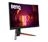 BenQ MOBIUZ 2K EX2710R, 27'' VA, 165Hz, 1ms, 2560x1440 QHD, 16:9 Curved Gaming, FreeSync Pro, P3 90%, sRGB, Flicker-free, Light Tuner,HDR 400, HDRi, B.I.+, LBL, Black eQualizer, 1000:1, 400 cd/m2, treVolo 2x2W+5W woofer, 2xHDMI 2.0, DP, Height Adj., Gray